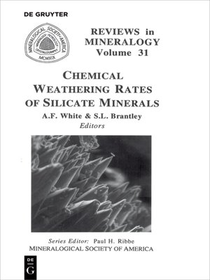 cover image of Chemical Weathering Rates of Silicate Minerals